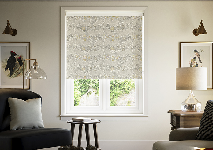 William Morris At Home Larkspur, Flint - Roller Blind - Image 3